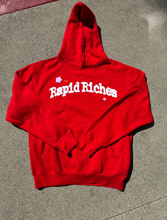 Rapid Riches Hoodie (red | white)